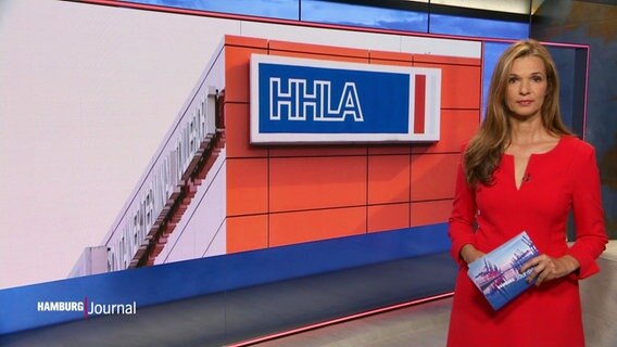 Julia-Niharika Sen moderiert das Hamburg Journal. © Screenshot 