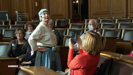 Szenische Führung durchs Rathaus. © Screenshot 