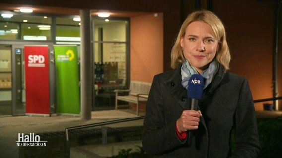 Hilke Janssen berichtet aus Hannover. © Screenshot 