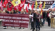Demo gegen Armut in Hamburg. © Screenshot 