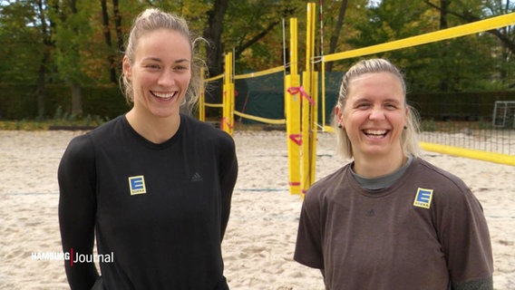 Beachvolleyball-Duo Ludwig und Lippman. © Screenshot 