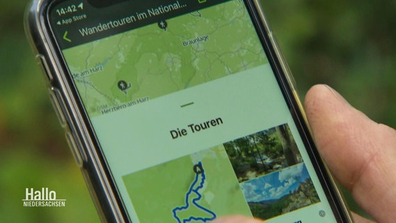 Eine digitale Route durch den Harz. © Screenshot 