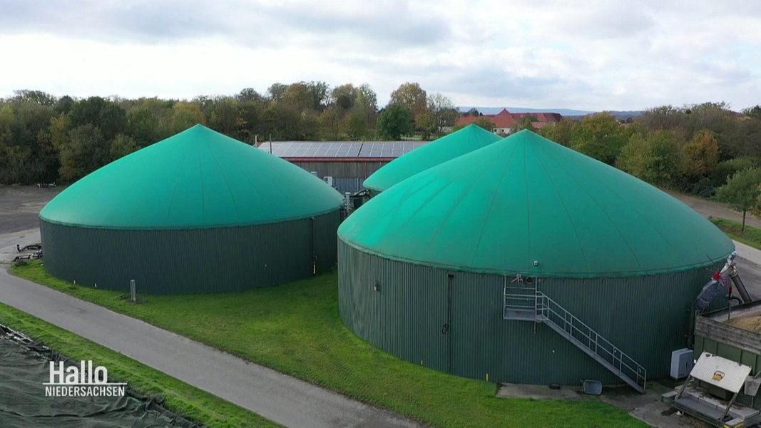 Biogasanlage. 