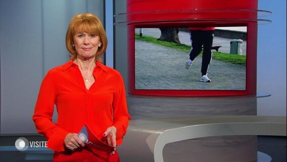 Vera Cordes moderiert Visite. © Screenshot 