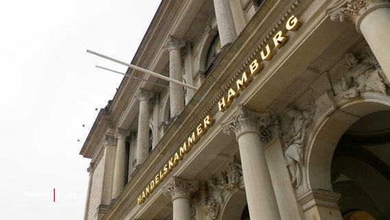 Die Fassade der Handelskammer Hamburg © Screenshot 