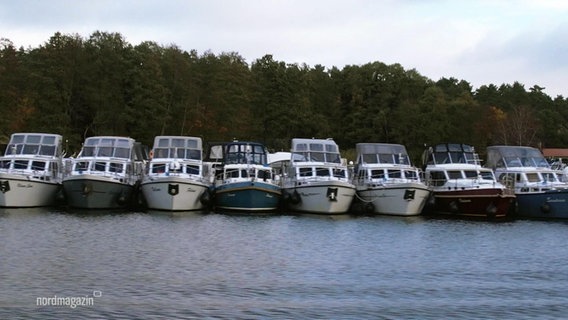 Mehrere Yachten am Ufer eines Sees © Screenshot 