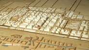 Miniatur Architekturmodell des geplanten Hamburger Stadtteils "Oberbillwerder". © Screenshot 