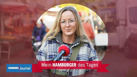 Toni Maak-Baumann aus Sülldorf erklärt, wer für sie der Hamburger des Tages ist. © Screenshot 