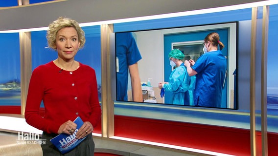 Christina von Saß moderiert Hallo Niedersachsen am 2.12.2022. © Screenshot 