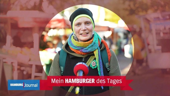 EIne Frau kürt ihren "Hamburger des Tages". © Screenshot 