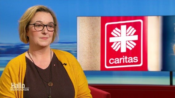 Ramona Pold vom Caritasverband Hannover e.V. im Gespräch © Screenshot 