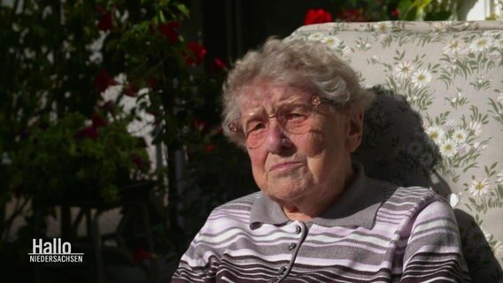 Die 102-jährige Gerda Borck im Interview © Screenshot 