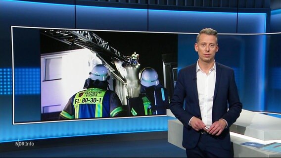 Andre Schünke moderiert NDR Info © Screenshot 