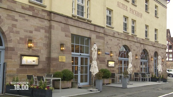 Ein Hotel mit dem Namen "Alter Packhof". © Screenshot 
