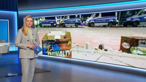 Juliane Möcklinghoff moderiert NDR Info © Screenshot 