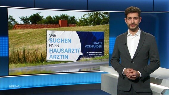 Daniel Anibal Bröckerhoff moderiert NDR Info © Screenshot 