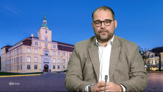 Reporter Christian Duden berichtet aus Oldenburg. © Screenshot 
