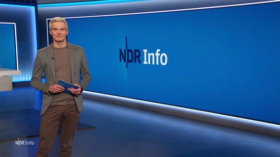Thorsten Schröder moderiert NDR Info um 17.00. © Screenshot 