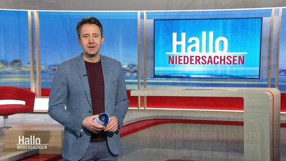 Jan Starkebaum moderiert Hallo Niedersachsen. © Screenshot 