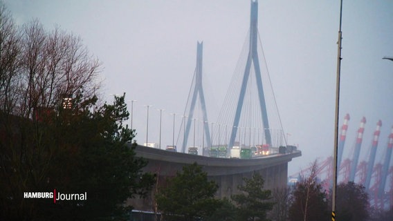 Ansicht der Köhlbrandbrücke. © Screenshot 