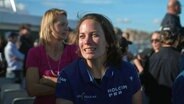 Susann Beucke aus Kiel, Crew-Mitglied beim Ocean-Race-Team "Holcim - PRB" © Screenshot 