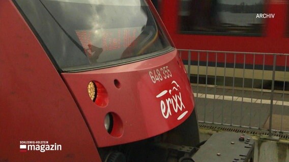 Zug im Gleis, Erixx steht auf ihm geschrieben © Screenshot 
