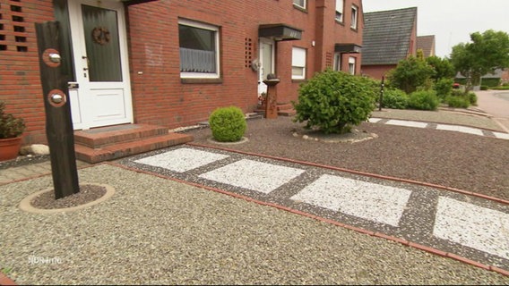 Solche Schottergärten sind in Niedersachsen künftig nicht mehr erlaubt. © Screenshot 