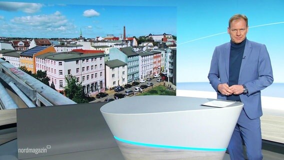 Thilo Tautz moderiert das Nordmagazin - Land und Leute am 20.01.2023. © Screenshot 