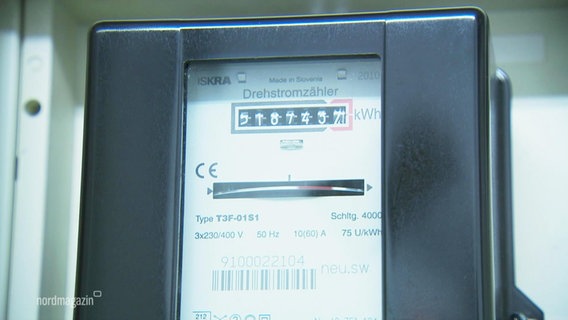 Ein Stromzähler. © Screenshot 