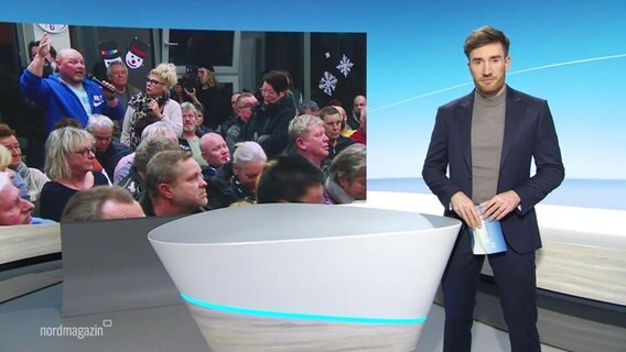 Stefan Leyh moderiert Nordmagazin Land und Leute. © Screenshot 