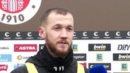 Fußballspieler Marcel Hartel vom FC St. Pauli im Interview © Screenshot 