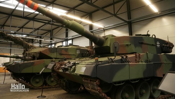 Panzer im Panzermuseum in Munster. © Screenshot 