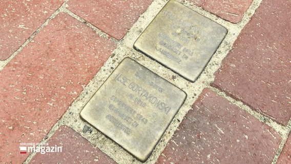 Zwei Stolpersteine. © Screenshot 