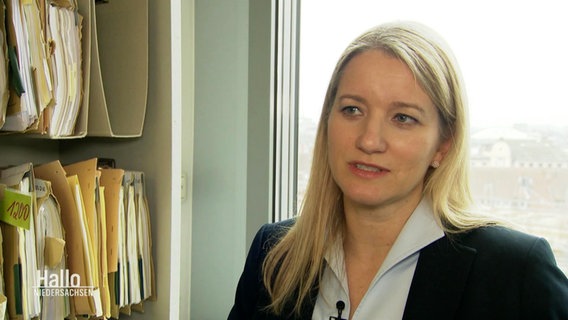 Die Justizministerin Kathrin Wahlmann. © Screenshot 