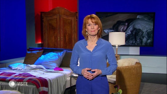 Vera Cordes moderiert Visite. © Screenshot 