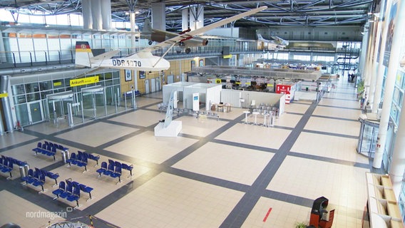 Das Impfzentrum in Rostock-Laage. © Screenshot 