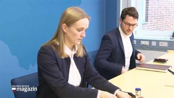 Birte Glißmann und Lasse Pettersdotter © Screenshot 