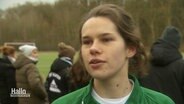 Fußballerin Marieke Anderßon vom SV Karze. © Screenshot 