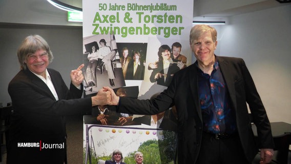 Die Brüder Axel und Torsten Zwingenberger feiern 50jähriges Bühnenjubiläum © Screenshot 