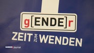 Ein Flyer mit der Aufschrift:"g[ENDE]r Zeit zum Wenden" © Screenshot 