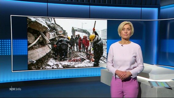 Susanne Strichler moderiert NDR Info © Screenshot 
