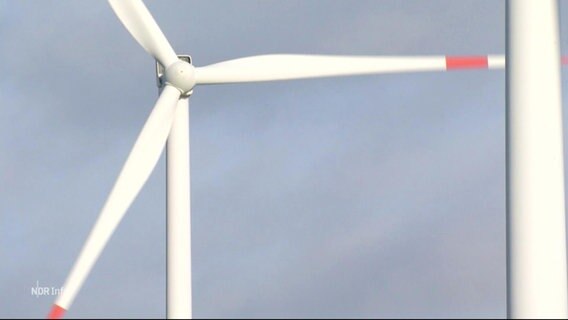 Windräder vor blauem Himmel © Screenshot 