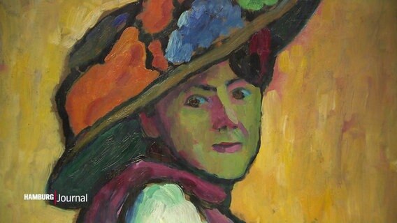 Expressionistisches Gemälde von Gabriele Münter. © Screenshot 