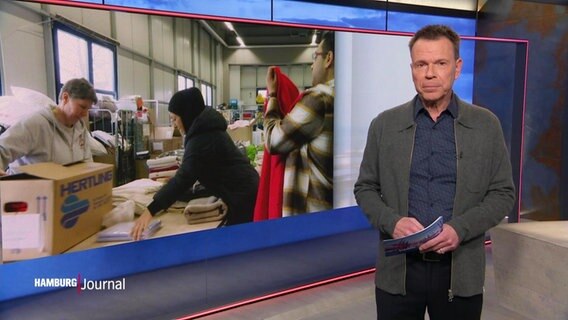 Ulf Ansorge moderiert das Hamburg Journal um 19:30 Uhr. © Screenshot 