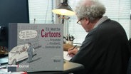 Der Hamburger Karikaturist Til Mette veröffentlicht ein neues Buch. © Screenshot 