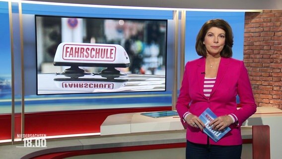 Sandrine Harder moderiert Niedersachsen 18:00 Uhr. © Screenshot 