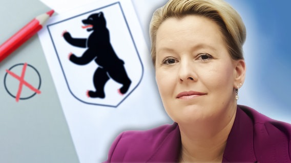 Berlins bisherige Bürgermeisterin Franziska Giffey von der SPD. © NDR 