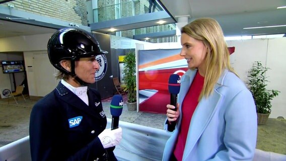 Interview mit Dressurreiterin Ingrid Klimke © Screenshot 