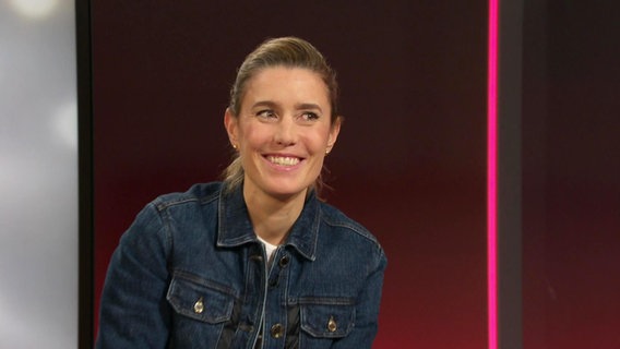 Springreiterin Janne Friederike Meyer-Zimmermann im Sportclub © Screenshot 