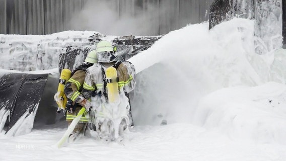 Auch in Löschschaum der Feuerwehr ist die Chemikalie PFAS enthalten. © Screenshot 